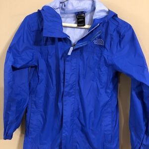 Girls medium North Face rain jacket